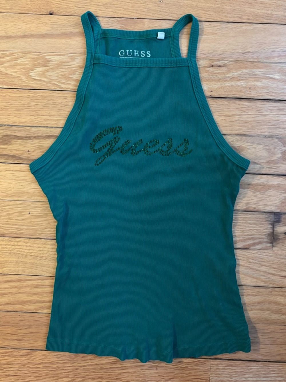 guess vintage rhinestone top